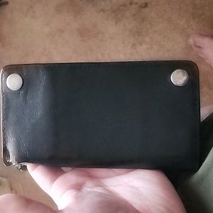 Trucker style wallet, with chain